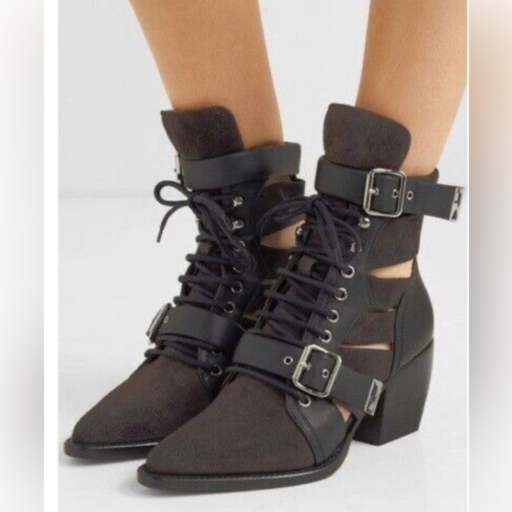 Chloe Ankle boots - black/ brown Size 40.5